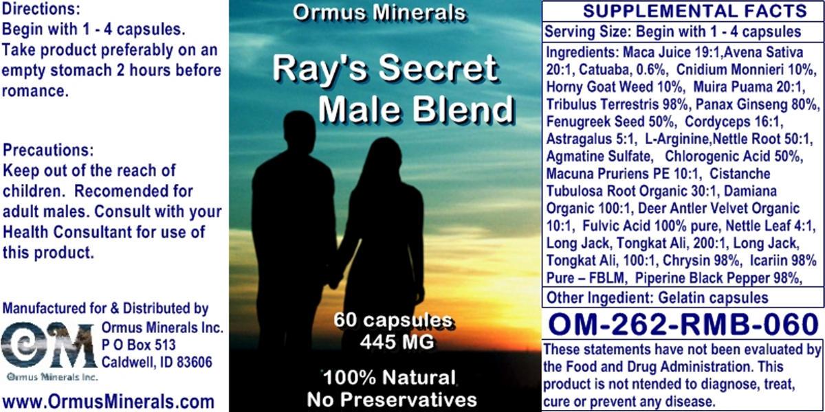 Ormus Minerals - Ray's Secret Male Blend
