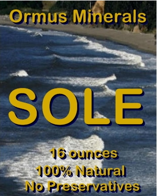Ormus Minerals Himalayan Crystal Salt Sole