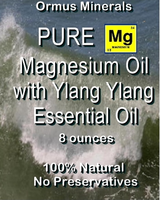 Ormus Minerals Magnesium Oil with Ylang Ylang Essential Oil