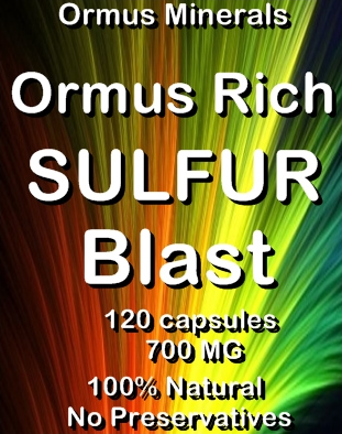 Ormus Minerals Ormus Rich Sulfur Blast capsules