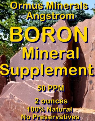 Ormus Minerals - Angstrom BORON Mineral Supplement