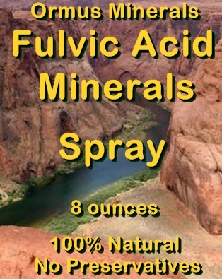 Ormus Minerals Fulvic Minerals Spray
