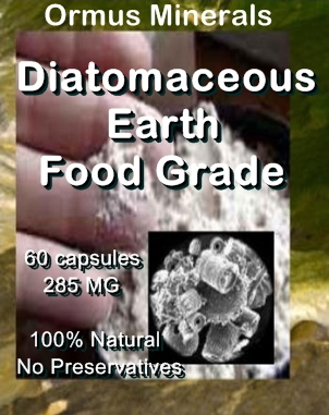Ormus Minerals - Diatomaceous Earth (food grade) capsules