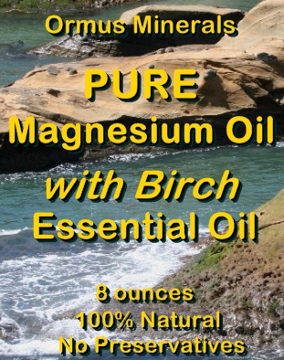 Ormus Minerals Pure Magnesium Oil with Birch Essential Oil