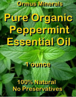 Ormus Minerals Pure Organic Peppermint Essential Oil
