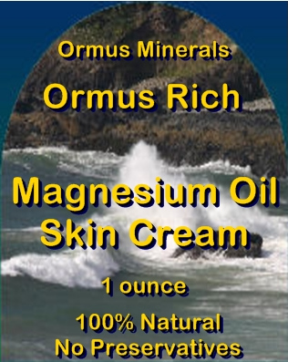 Ormus Minerals Ormus Rich Magnesium Oil Skin Cream
