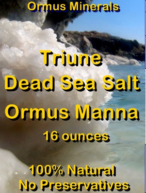 Ormus Minerals Triune Dead Sea Salt Ormus Manna