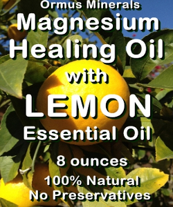 Ormus Minerals Magnesium Healing Oil with LEMON EO