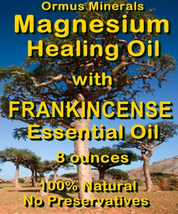 Ormus Minerals Magnesium Healing Oil with FRANKINCENSE EO