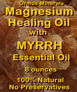 Ormus Minerals Magnesium Healing Oil with MYRRH EO