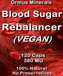 Ormus Minerals Blood Sugar Rebalancer - vegan caps