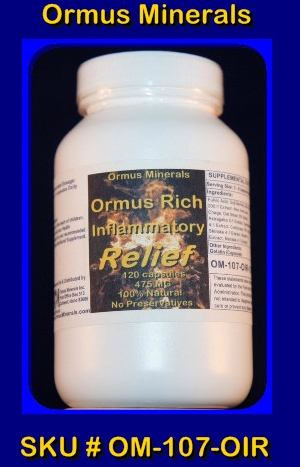 ORMUS MINERALS - Inflammatory Relief (B)