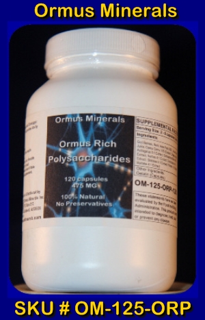 ORMUS MINERALS - Ormus Rich Polysaccharides (B)